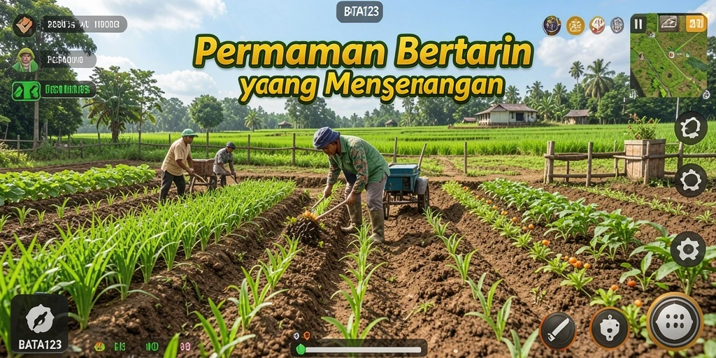 Gameplay BATA123 yang seru dengan pengalaman bertani yang realistis.
