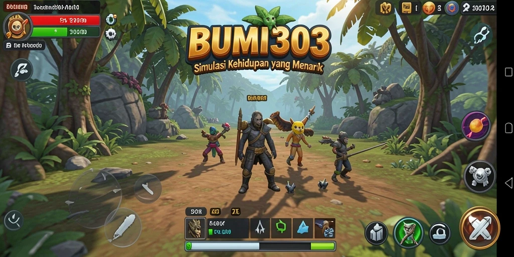 Screenshot menampilkan gameplay mendalam BUMI303 yang realistis.