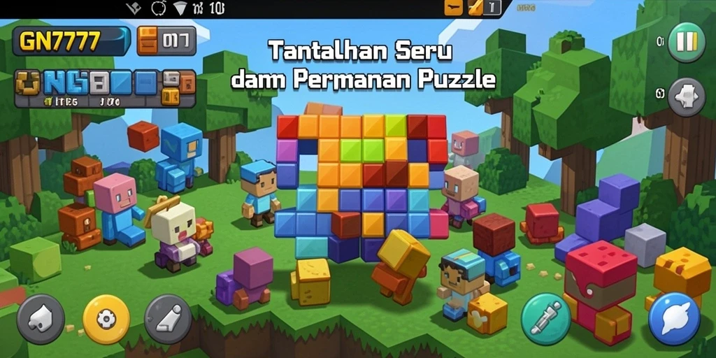 Tampilan gameplay GN777 menampilkan aksi puzzle yang menarik.