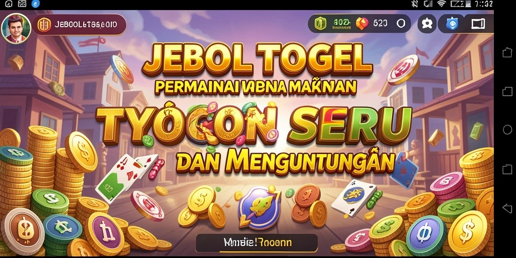 Tangkapan layar utama JEBOLTOGEL menampilkan aksi mengelola bisnis Tycoon.
