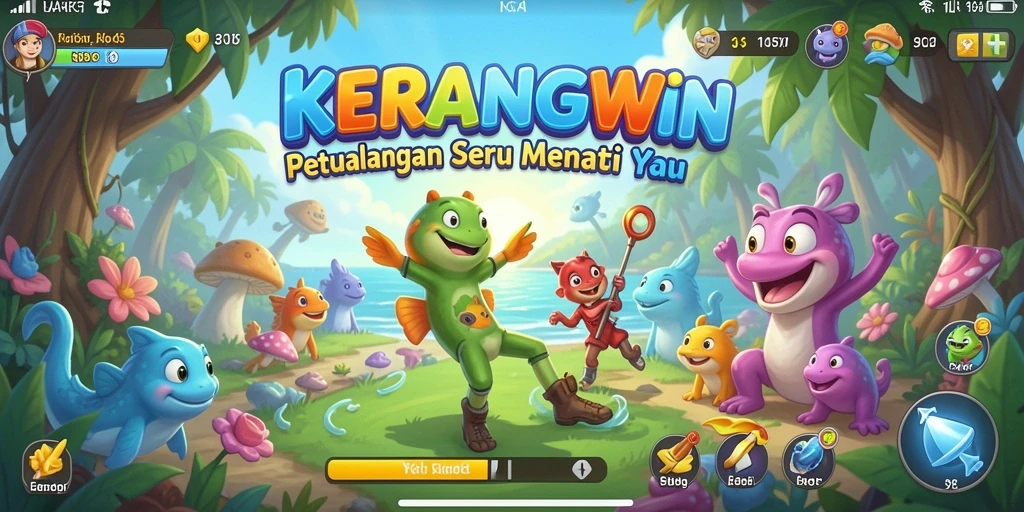 Tampilan gameplay KERANGWIN yang menarik dan penuh petualangan.