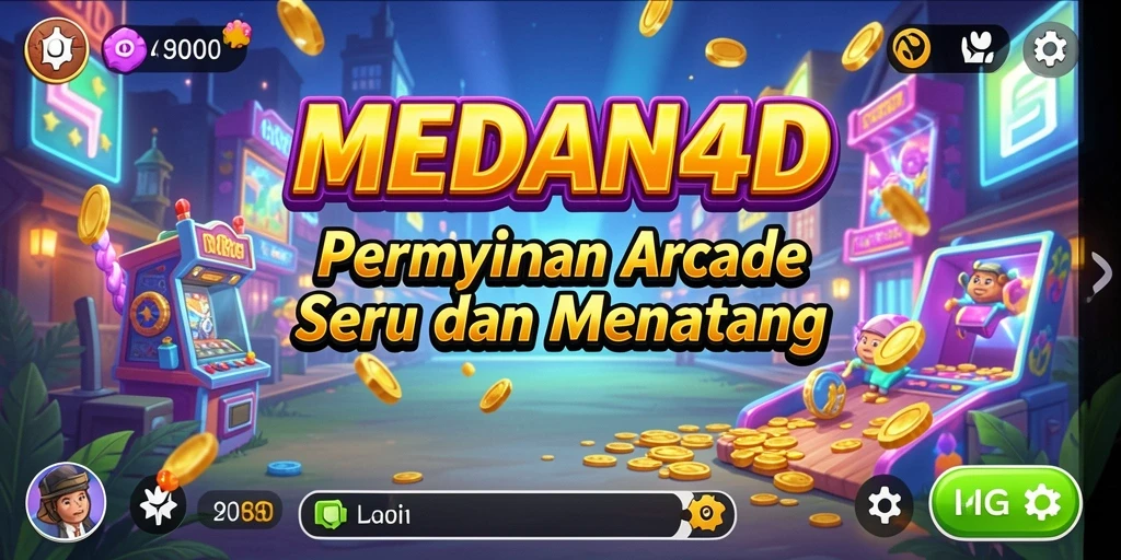 Screenshot menunjukkan serunya gameplay Arcade di MEDAN4D.
