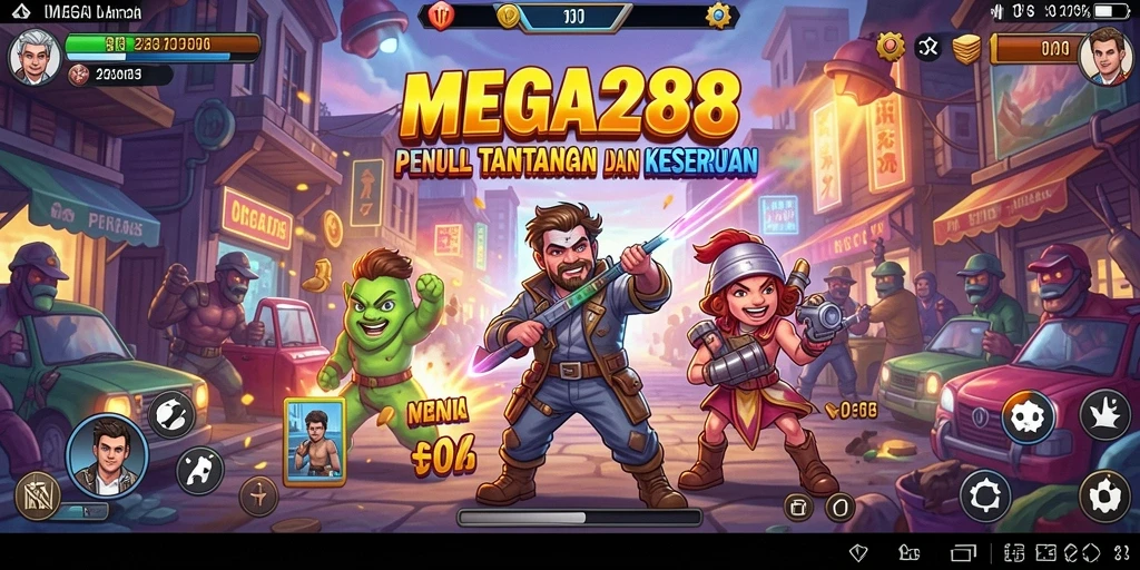 Tampilan menarik dari gameplay seru di MEGA288.