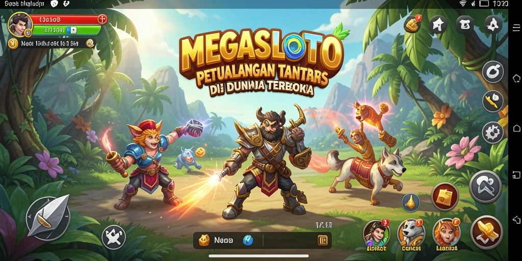 Tampilan menarik dari gameplay <strong>MEGASLOTO</strong> di dunia terbuka yang penuh petualangan.