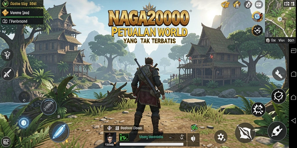 Tampilan menarik dari gameplay Open World NAGA2000 yang mengesankan.