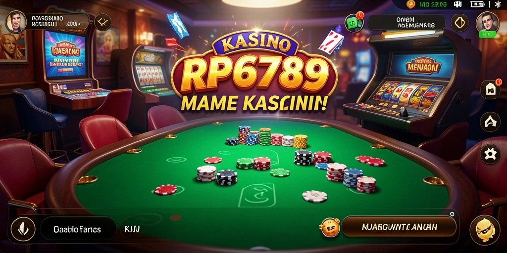 Tampilan gameplay RP6789 yang mengasikkan dan penuh warna.