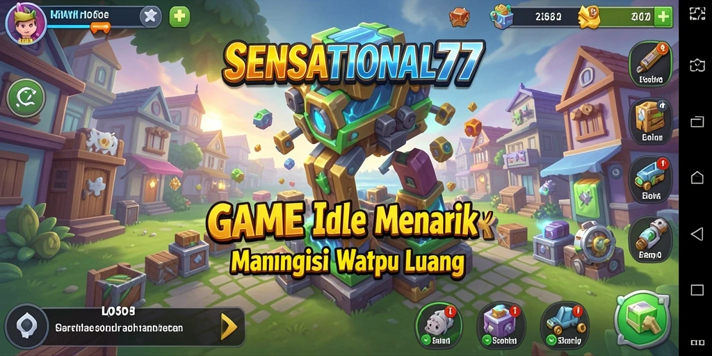 Gameplay SENSATIONAL77 yang asyik dan santai.